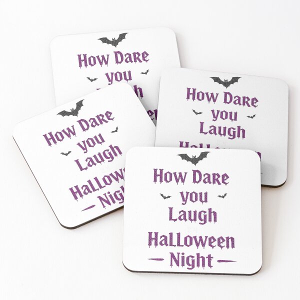 Item preview, How Dare You Laugh on Halloween Night | Spooky and Playful designed and sold by Tw1nsAIArt.