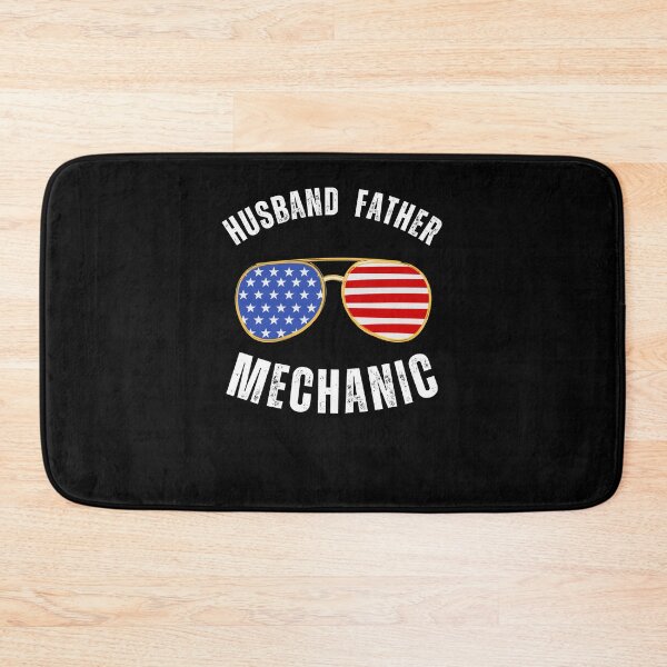Item preview, Husband Father Mechanic blue collar American flag sunglasses designed and sold by snowry.