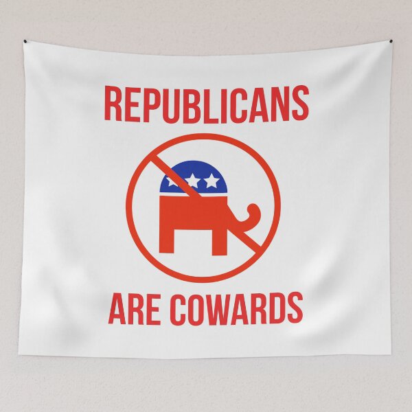 Item preview, Republicans are cowards.  designed and sold by Rachel the Artist .