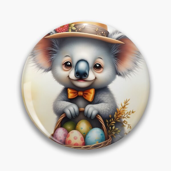 Item preview, Cuddly Koala delivers Easter Eggs Down-under designed and sold by ACuriousshoppe.