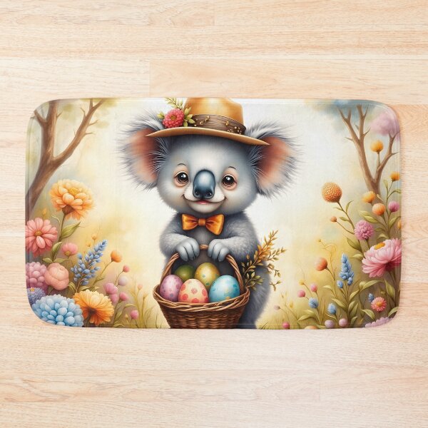 Item preview, Cuddly Koala delivers Easter Eggs Down-under designed and sold by ACuriousshoppe.