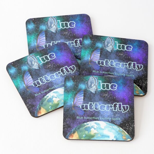 Item preview, Blue Butterflies in Space  designed and sold by Marzenia-M-L.