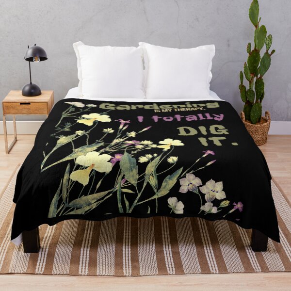 Item preview, Gardening Is My Therapy – I Totally Dig It, Funny Plant Lover Design designed and sold by Ela-graphicwiz.