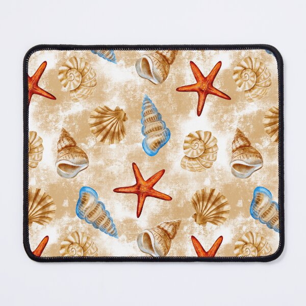 Item preview, Shells and starfish, seamless marine parterre  designed and sold by Nastasiakhmnk.
