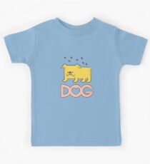 Cute dog cartoon bulldog. Kids Tee