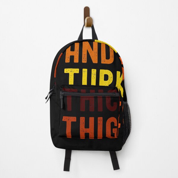 Item preview, Thick Thighs and Turkey Vibes funny thanksgiving joke gym designed and sold by snowry.