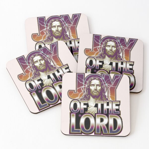 Item preview, Nehemiah 8:10 – The Joy of the Lord Is My Strength | Bootleg Jesus Art Bible Verse designed and sold by  KnitLuv.