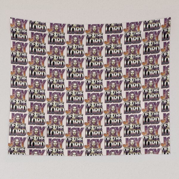 Item preview, Nehemiah 8:10 – The Joy of the Lord Is My Strength | Bootleg Jesus Art Bible Verse designed and sold by  KnitLuv.