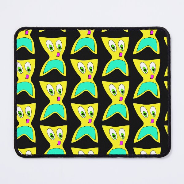 Item preview, crazy yellow square designed and sold by lascositasdetri.