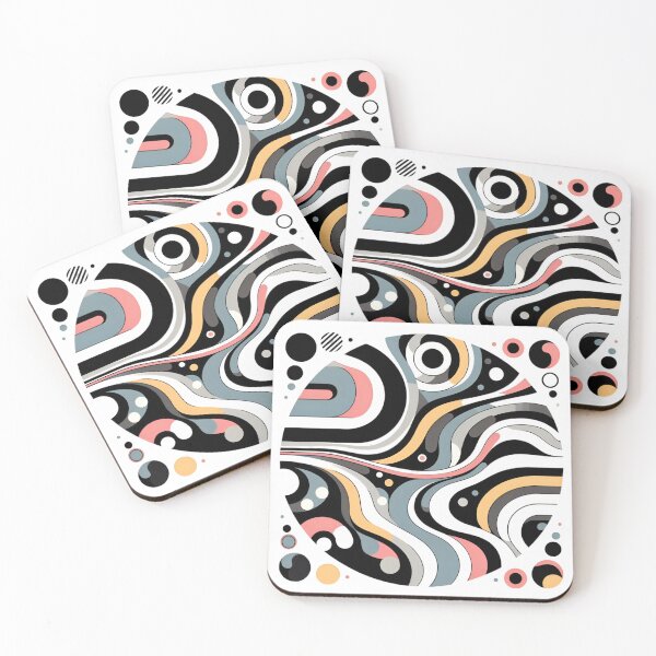 Item preview, Retro Revival Design - High-Contrast Monochrome and Pastel Colors designed and sold by BeastArc.