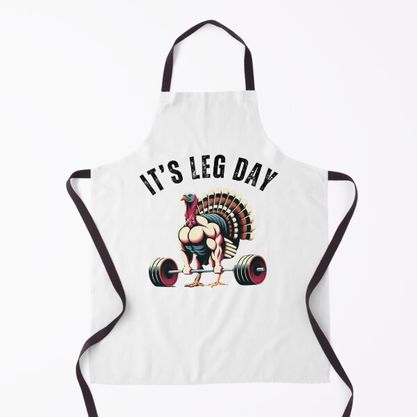 Item preview, It's Leg Day funny thanksgiving gym muscle turkey designed and sold by snowry.