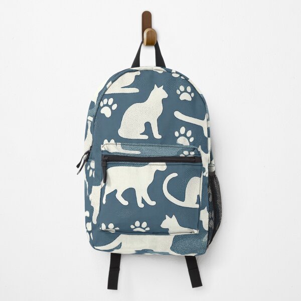 Item preview, Blue Night Cat Silhouettes designed and sold by zzz888.
