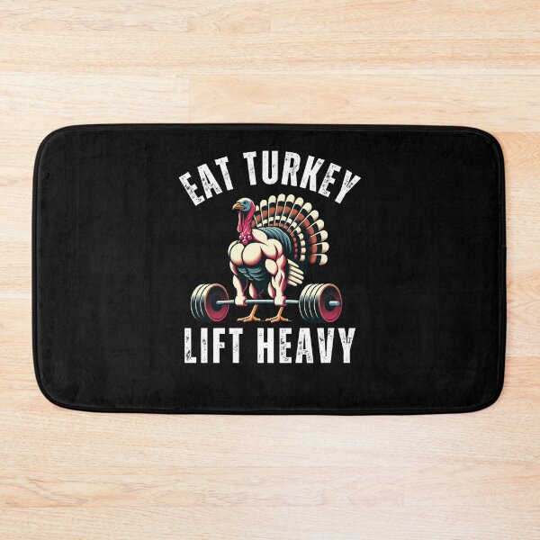 Item preview, Eat Turkey Lift heavy funny muscle turkey thanksgiving gym designed and sold by snowry.