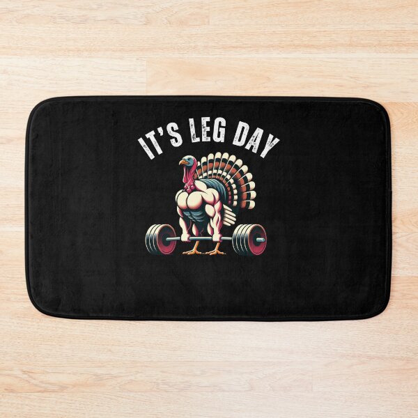 Item preview, It's Leg Day funny thanksgiving gym muscle turkey humor designed and sold by snowry.