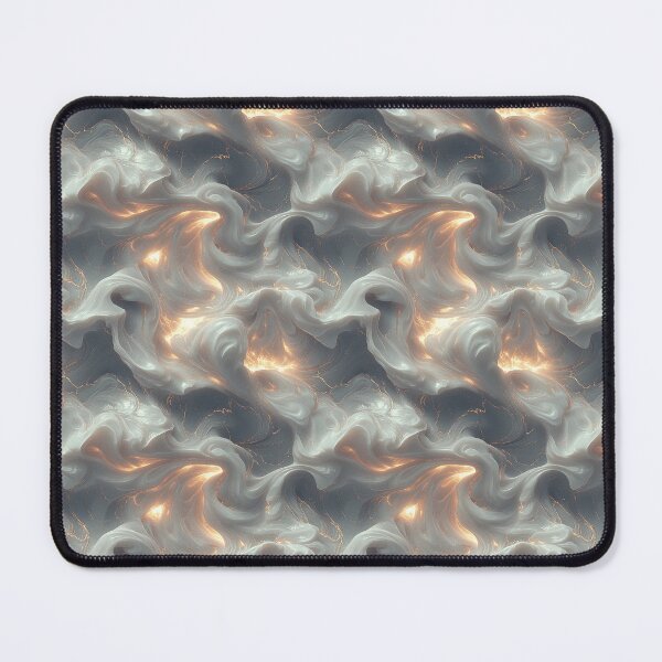 Item preview, Surreal Swirling Clouds with Glowing Golden Accents designed and sold by InkInduldge.