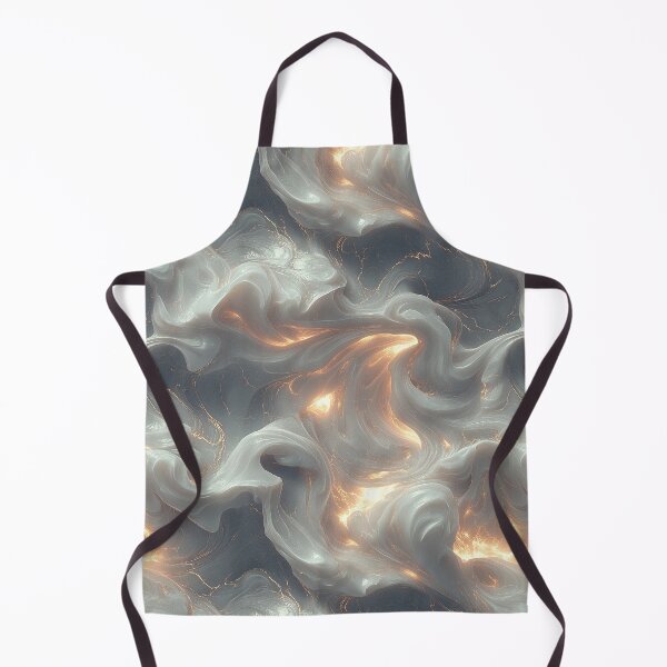 Item preview, Surreal Swirling Clouds with Glowing Golden Accents designed and sold by InkInduldge.