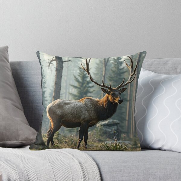 Item preview, White-Tail Stag in Forest designed and sold by Skye Ryan-Evans.