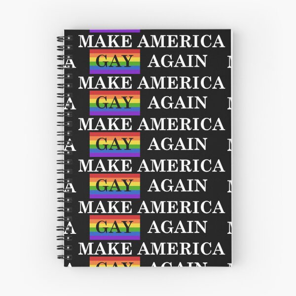 Item preview, Make America Gay Again (White Text) designed and sold by WickedWestArt.