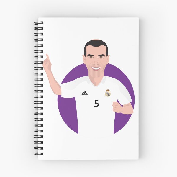 Item preview, Zinedine Zidane football celebration Real Madrid legend designed and sold by vectorlove.