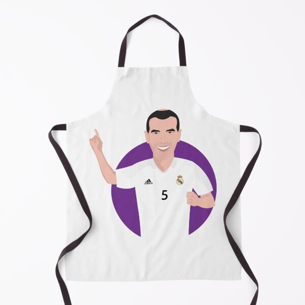 Item preview, Zinedine Zidane football celebration Real Madrid legend designed and sold by vectorlove.