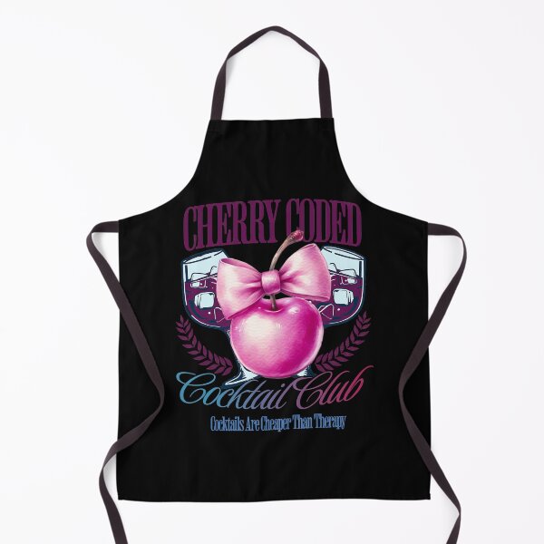 Item preview, CHERRY CODED COCKTAIL CLUB, COCKTAILS ARE CHEAPER THAN THERAPY designed and sold by justyna-s28.