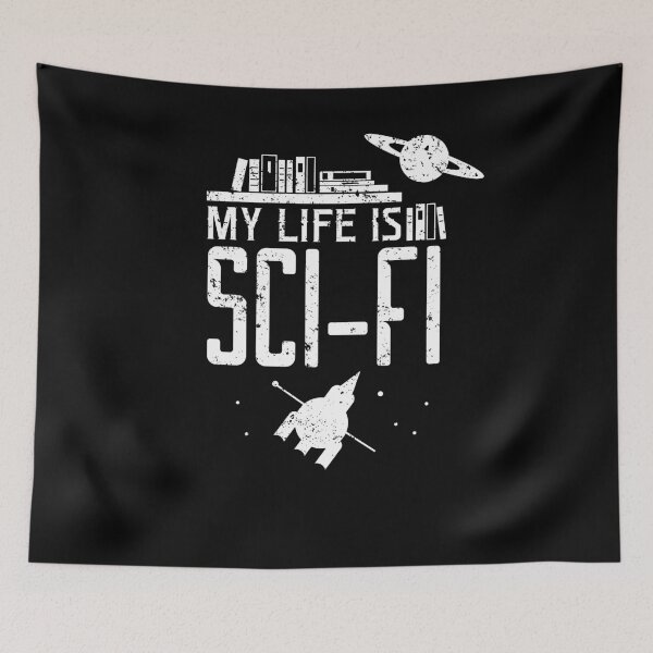 Item preview, Literary Gifts My Life Is Sci Fi Literary Fiction Quotes designed and sold by shoppzee.