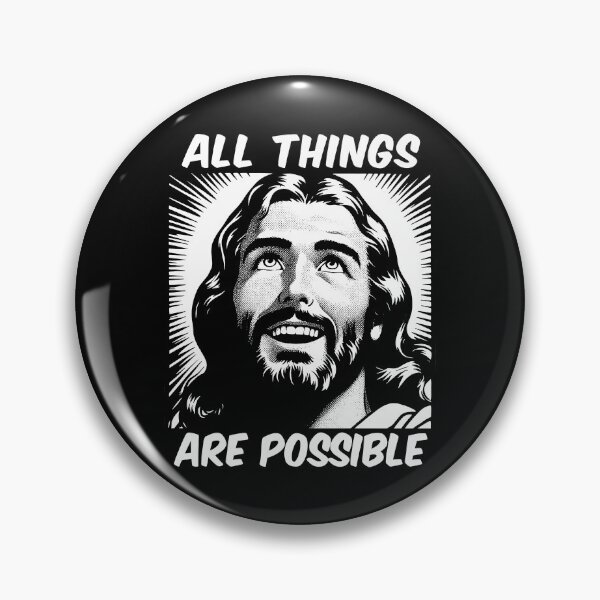Item preview, Matthew 19:26 With God All Things Are Possible designed and sold by plushism.