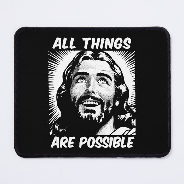 Item preview, Matthew 19:26 With God All Things Are Possible designed and sold by plushism.