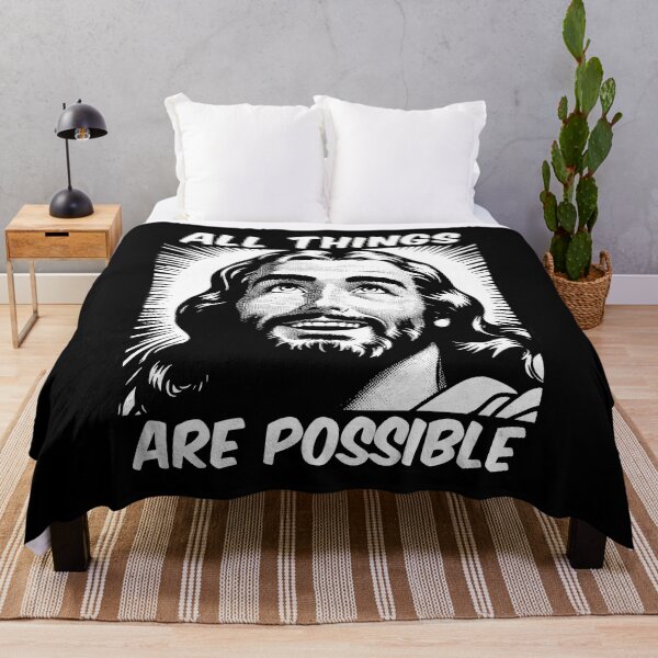 Item preview, Matthew 19:26 With God All Things Are Possible designed and sold by plushism.