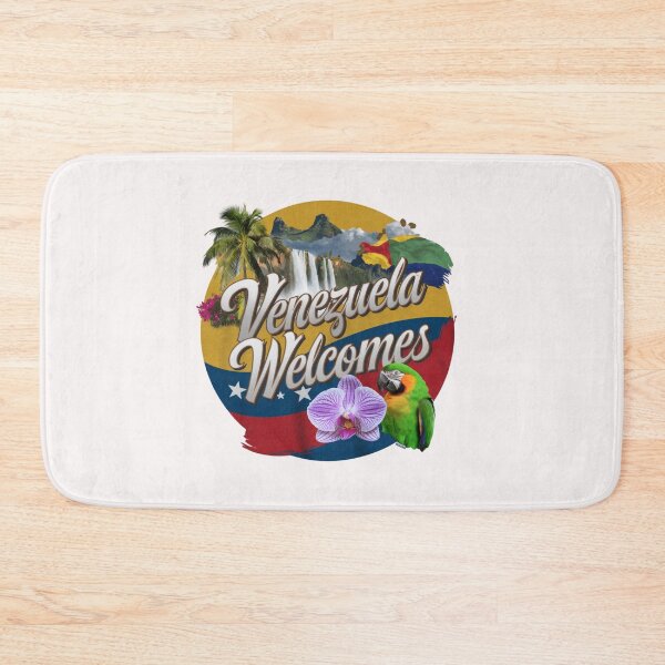 Item preview, Venezuela Welcomes Flag Map Angel, Caracas, Orinoco designed and sold by AnimalsDH305.