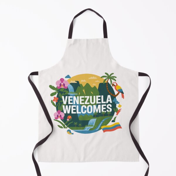 Item preview, Venezuela Welcomes Flag Map Angel, Caracas, Orinoco designed and sold by AnimalsDH305.