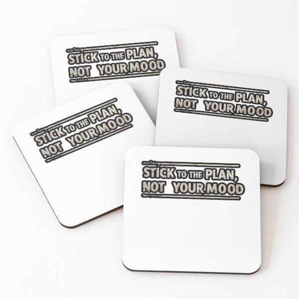 Item preview, STICK TO THE PLAN NOT YOUR MOOD designed and sold by FitEnvy.