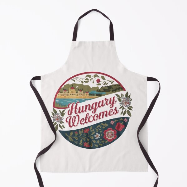 Item preview, Hungary Welcomes Flag Map Budapest, Danube, Balaton designed and sold by AnimalsDH305.