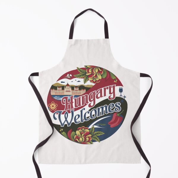 Item preview, Hungary Welcomes Flag Map Budapest, Danube, Balaton designed and sold by AnimalsDH305.