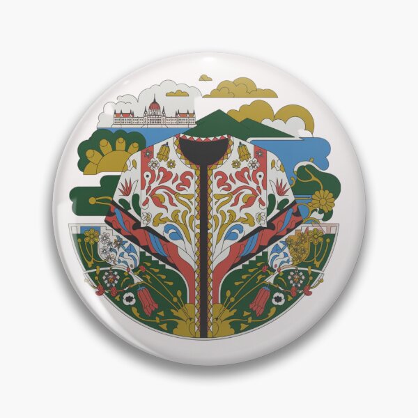 Item preview, Hungary Welcomes Flag Map Budapest, Danube, Balaton designed and sold by AnimalsDH305.