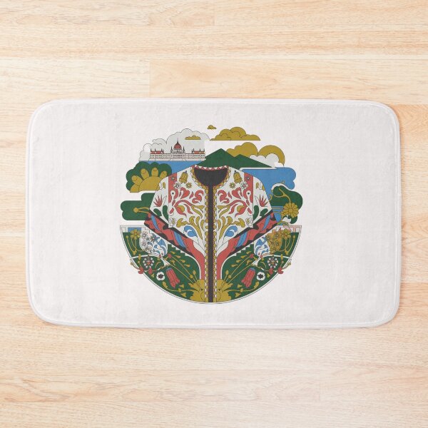 Item preview, Hungary Welcomes Flag Map Budapest, Danube, Balaton designed and sold by AnimalsDH305.