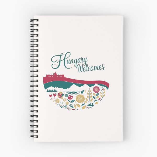 Item preview, Hungary Welcomes Flag Map Budapest, Danube, Balaton designed and sold by AnimalsDH305.