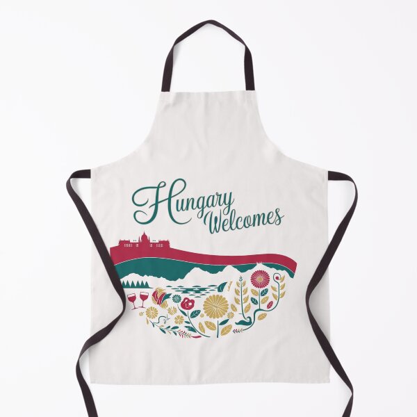 Item preview, Hungary Welcomes Flag Map Budapest, Danube, Balaton designed and sold by AnimalsDH305.