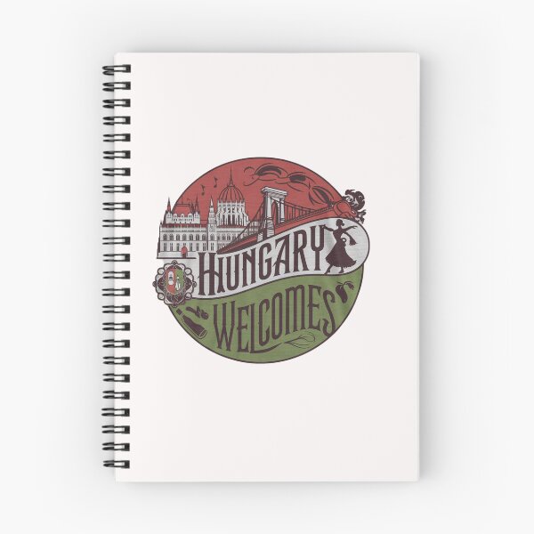 Item preview, Hungary Welcomes Flag Map Budapest, Danube, Balaton designed and sold by AnimalsDH305.