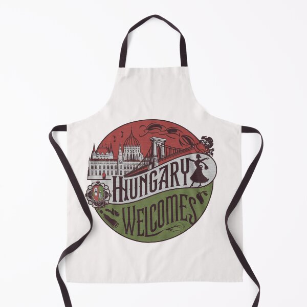 Item preview, Hungary Welcomes Flag Map Budapest, Danube, Balaton designed and sold by AnimalsDH305.