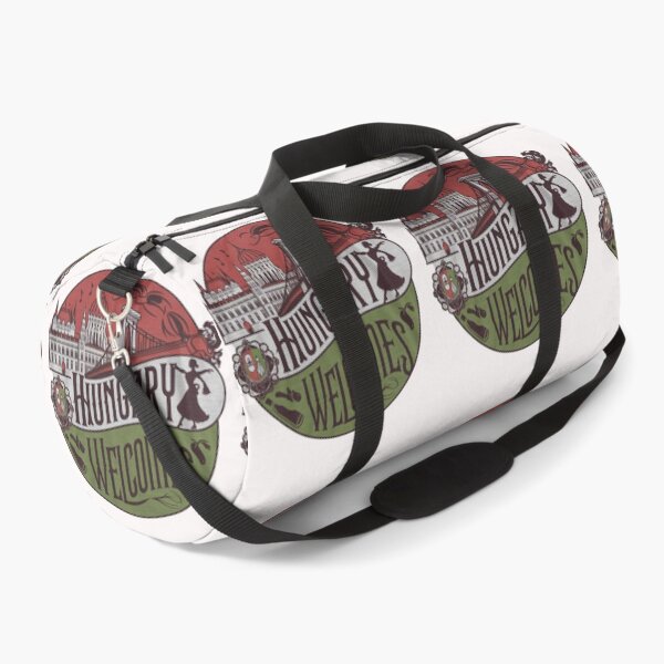 Item preview, Hungary Welcomes Flag Map Budapest, Danube, Balaton designed and sold by AnimalsDH305.