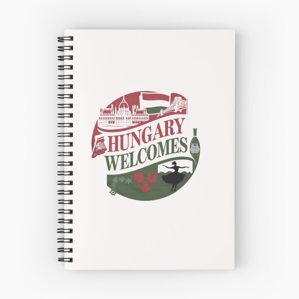 Item preview,  Hungary Welcomes Flag Map Budapest, Danube, Balaton designed and sold by AnimalsDH305.