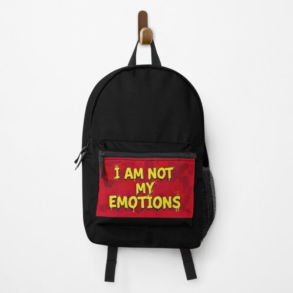 Item preview, I AM NOT MY EMOTIONS -red & yellow designed and sold by FitEnvy.