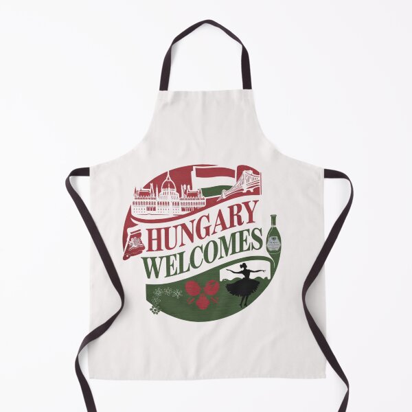 Item preview, Hungary Welcomes Flag Map Budapest, Danube, Balaton designed and sold by AnimalsDH305.