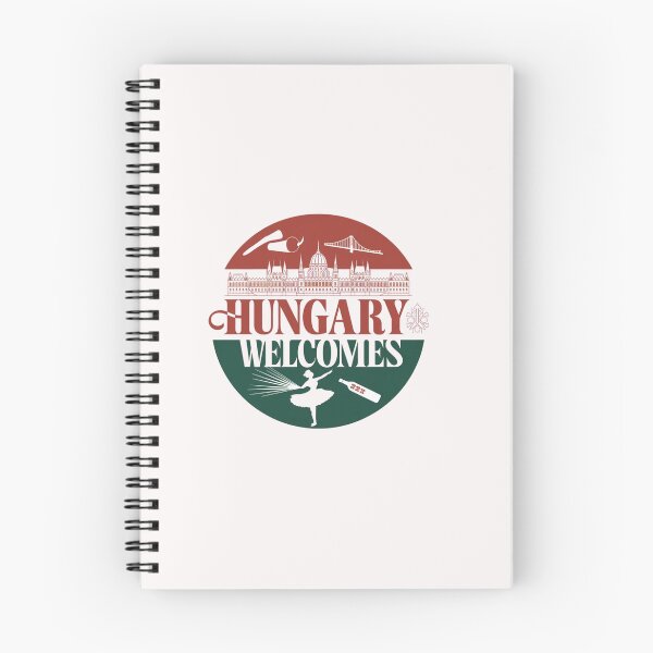 Item preview, Hungary Welcomes Flag Map Budapest, Danube, Balaton designed and sold by AnimalsDH305.