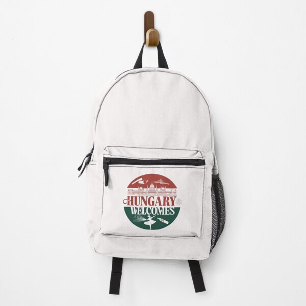 Item preview, Hungary Welcomes Flag Map Budapest, Danube, Balaton designed and sold by AnimalsDH305.