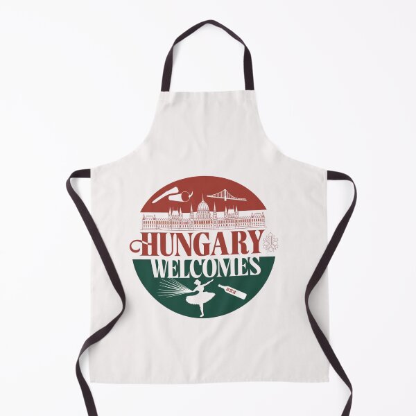 Item preview, Hungary Welcomes Flag Map Budapest, Danube, Balaton designed and sold by AnimalsDH305.