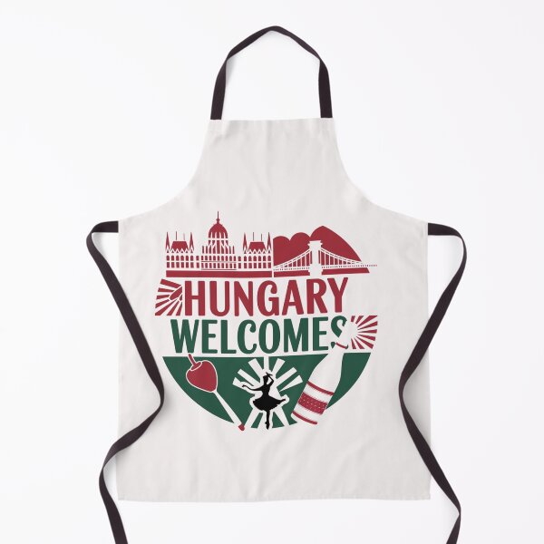 Item preview, Hungary Welcomes Flag Map Budapest, Danube, Balaton designed and sold by AnimalsDH305.