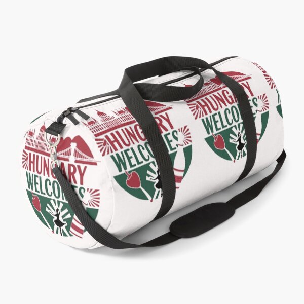 Item preview, Hungary Welcomes Flag Map Budapest, Danube, Balaton designed and sold by AnimalsDH305.