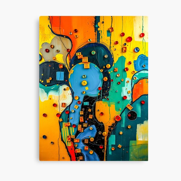 Item preview, Luxurious abstract gold & color explosion designed and sold by Mark Fischer.